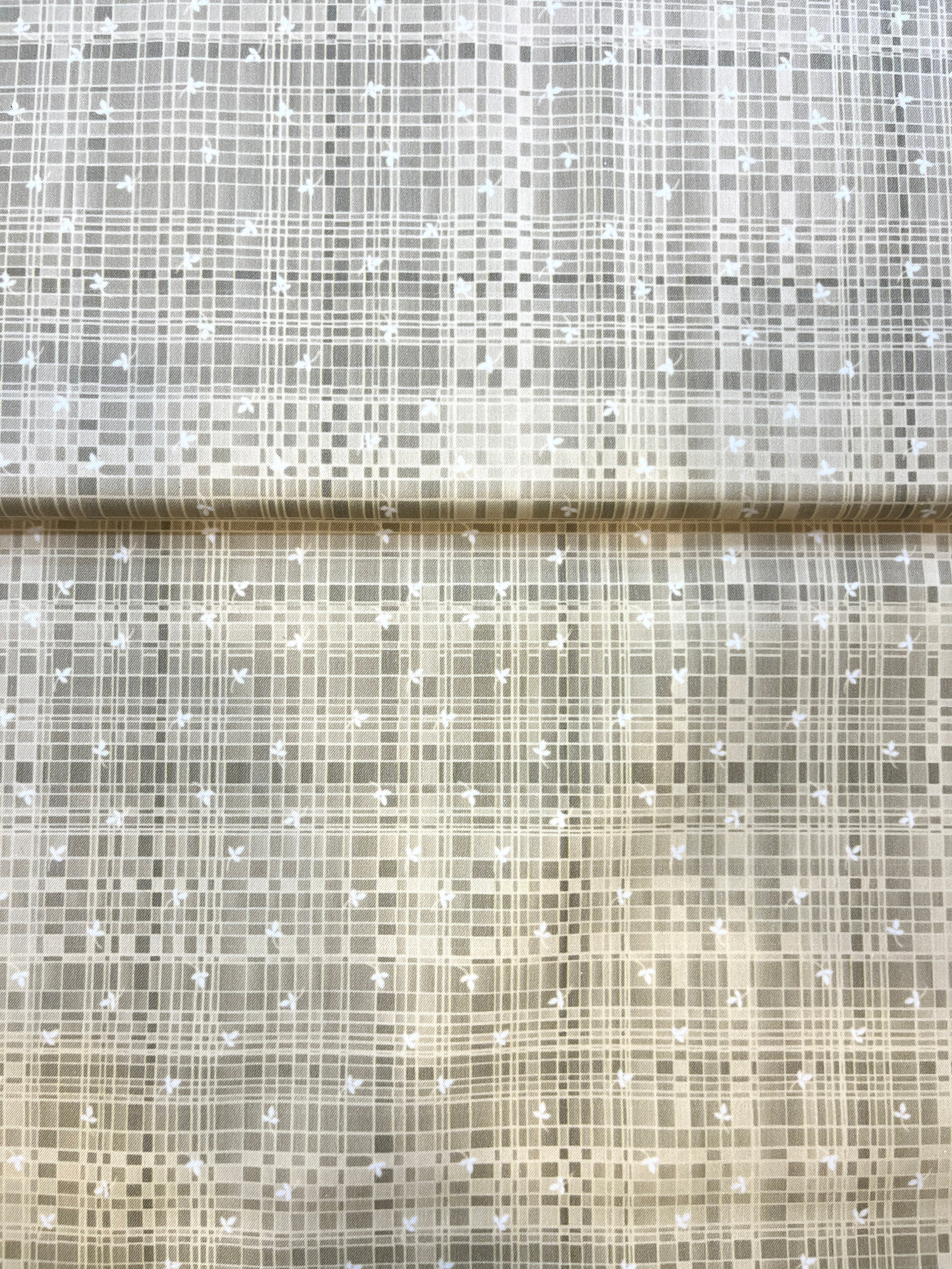 100% Giza Cotton Checked Sandal Shirt Fabric