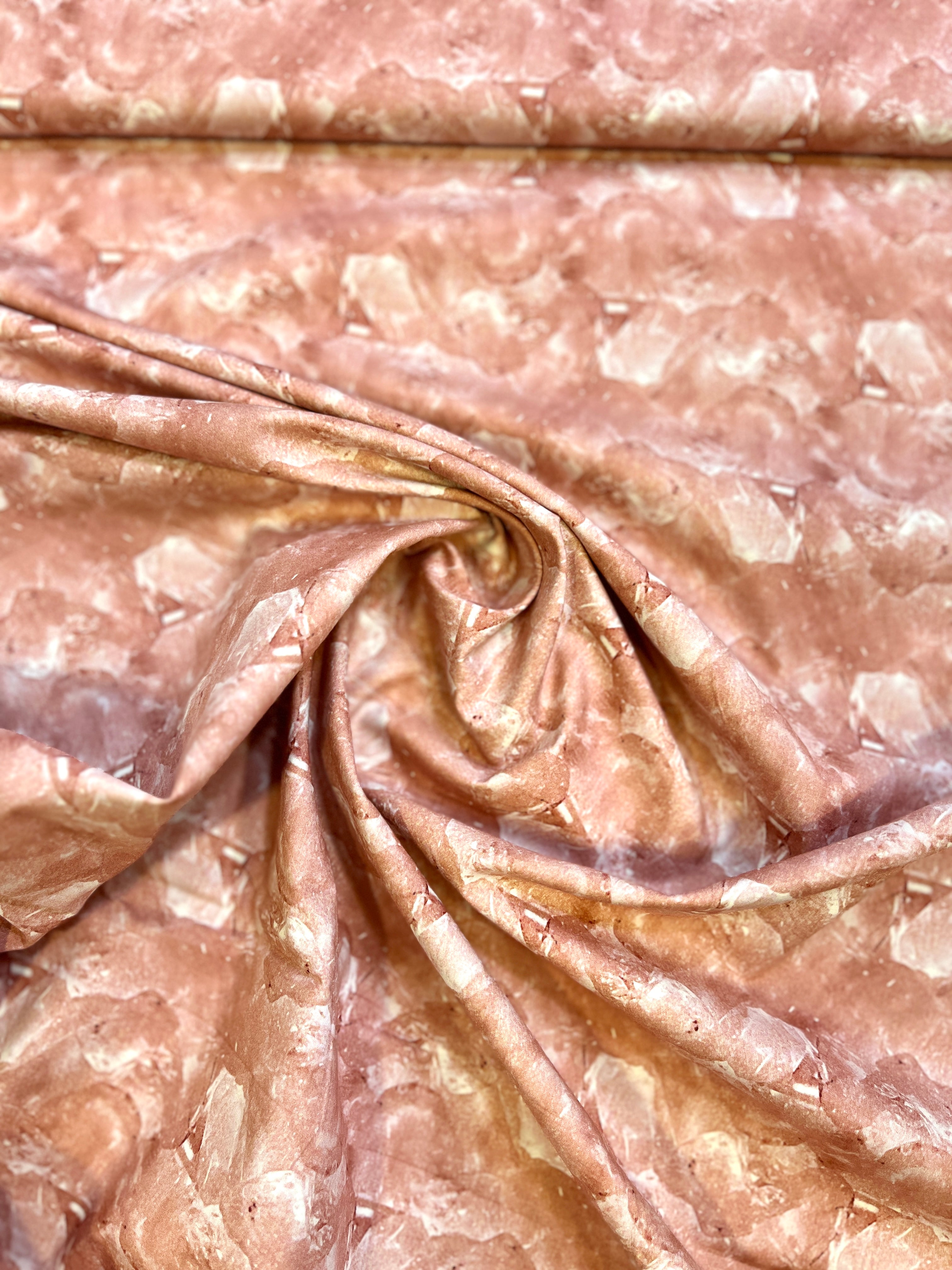 100% Giza Cotton Watercolor Printed Shirting Fabric