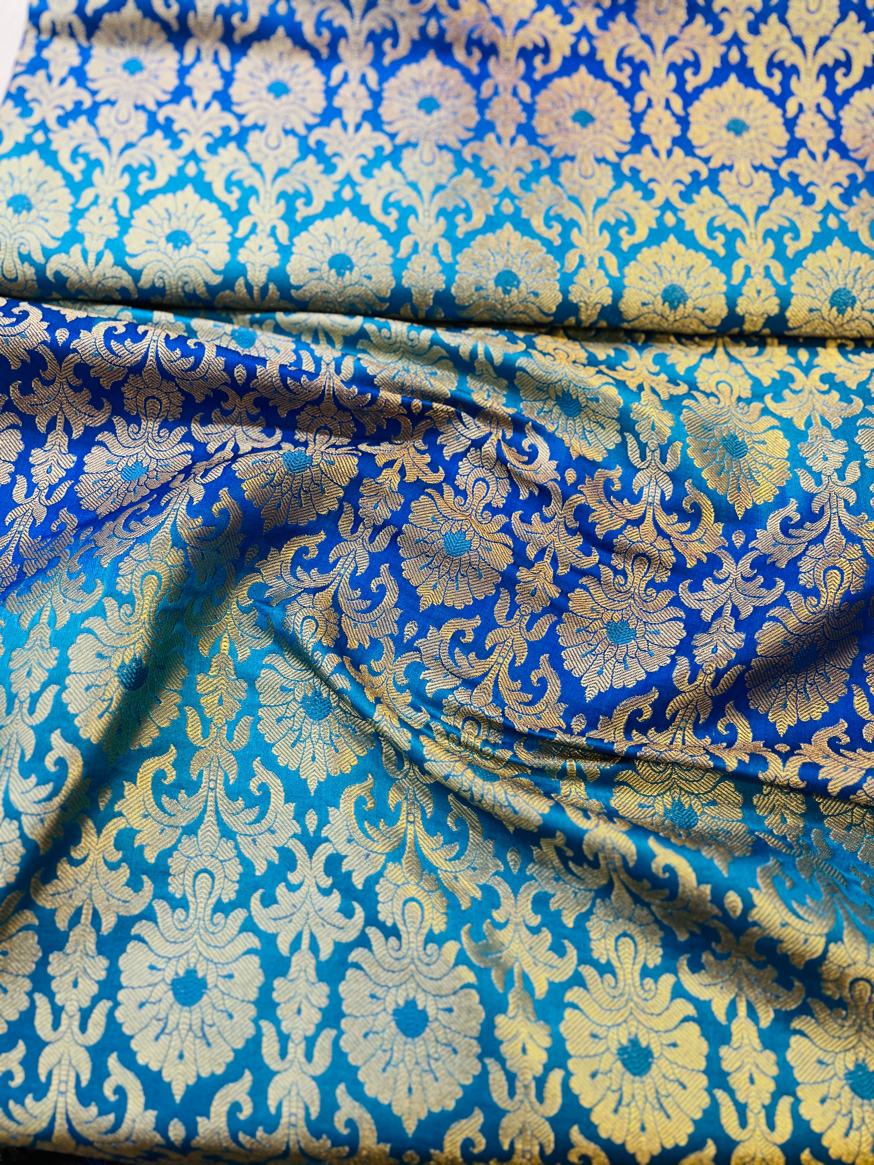 ferozi jaquard jacket with Silk Kurta Set