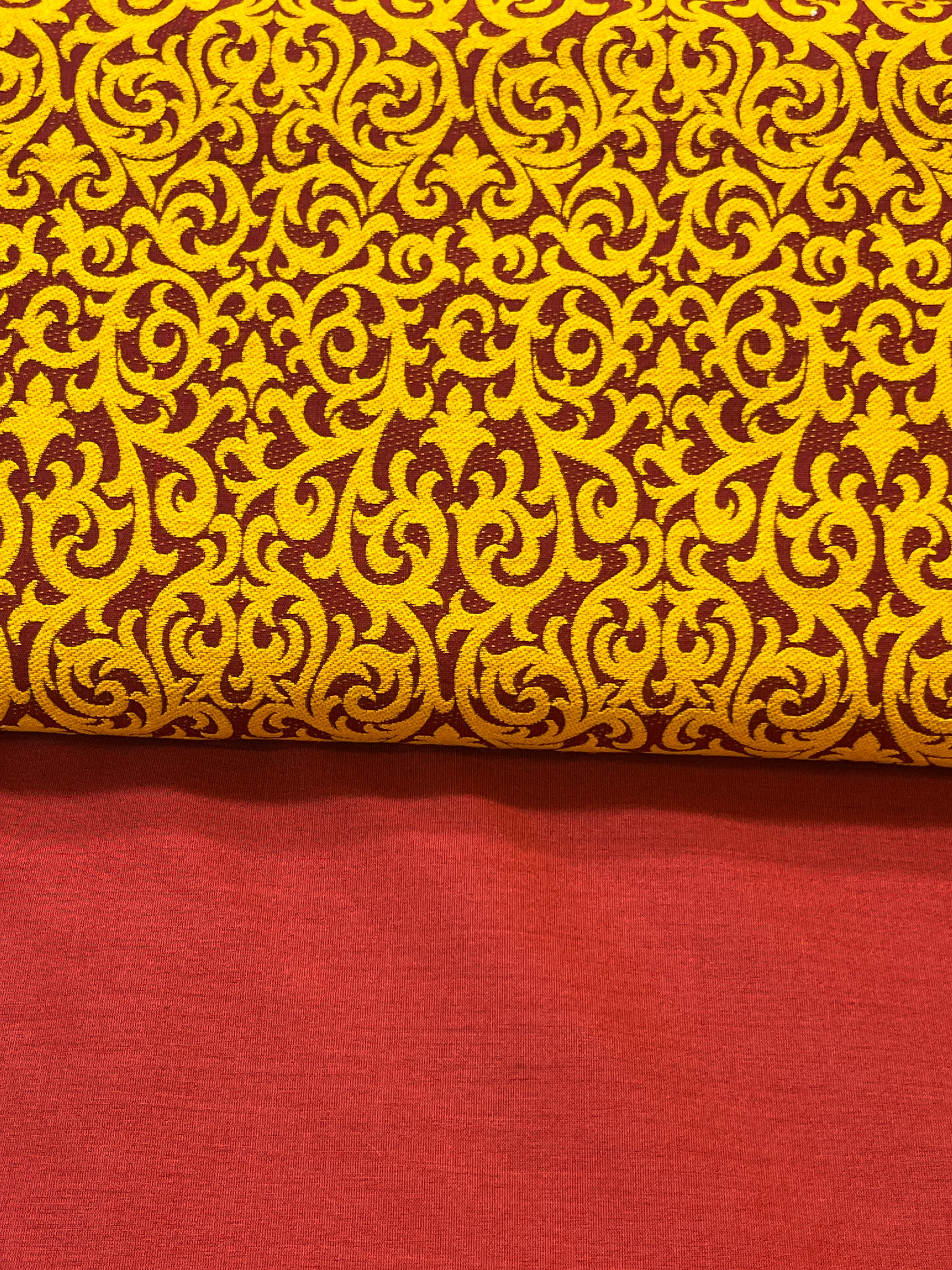 Yellow Printed waistcoat with plain  Kurta Set